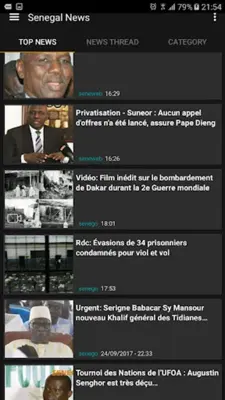 Senegal News android App screenshot 3